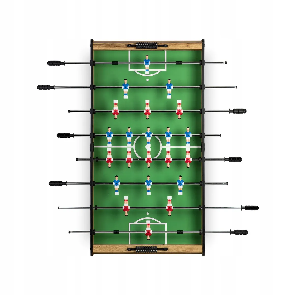 Csocsóasztal, Neo-Sport NS-805, zöld/fa – 9. kép Neo-Sport csocsóasztal használat közben