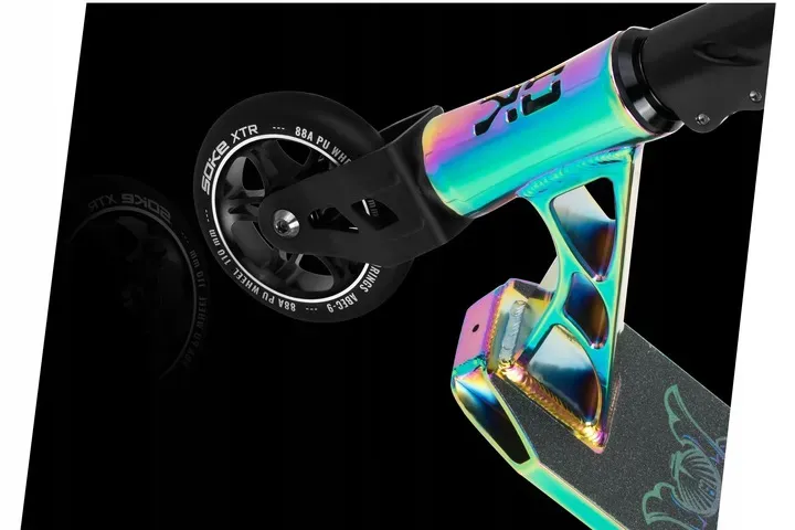 Kaszkadőr roller, SOKE XTR Street Rainbow, fekete – 5. kép Kaszkadőr roller, SOKE XTR Street Rainbow, fekete – 5. kép