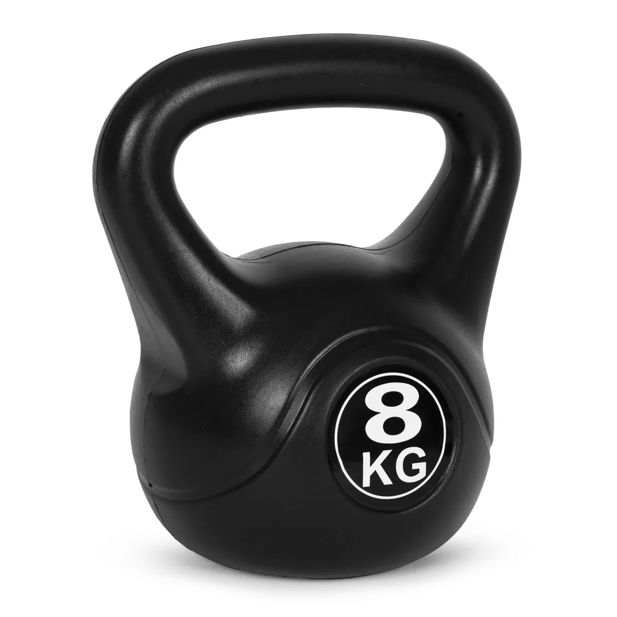 Kettlebell súlyzó, ModernHome CK-8-BC, fekete – 4. kép