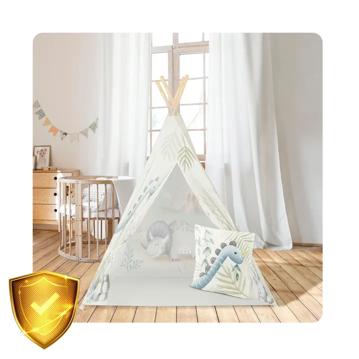 Gyereksátor, Nukido Tipi, Dinoszaurusz minta – 5. kép Gyereksátor, Nukido Tipi, Dinoszaurusz minta – 5. kép