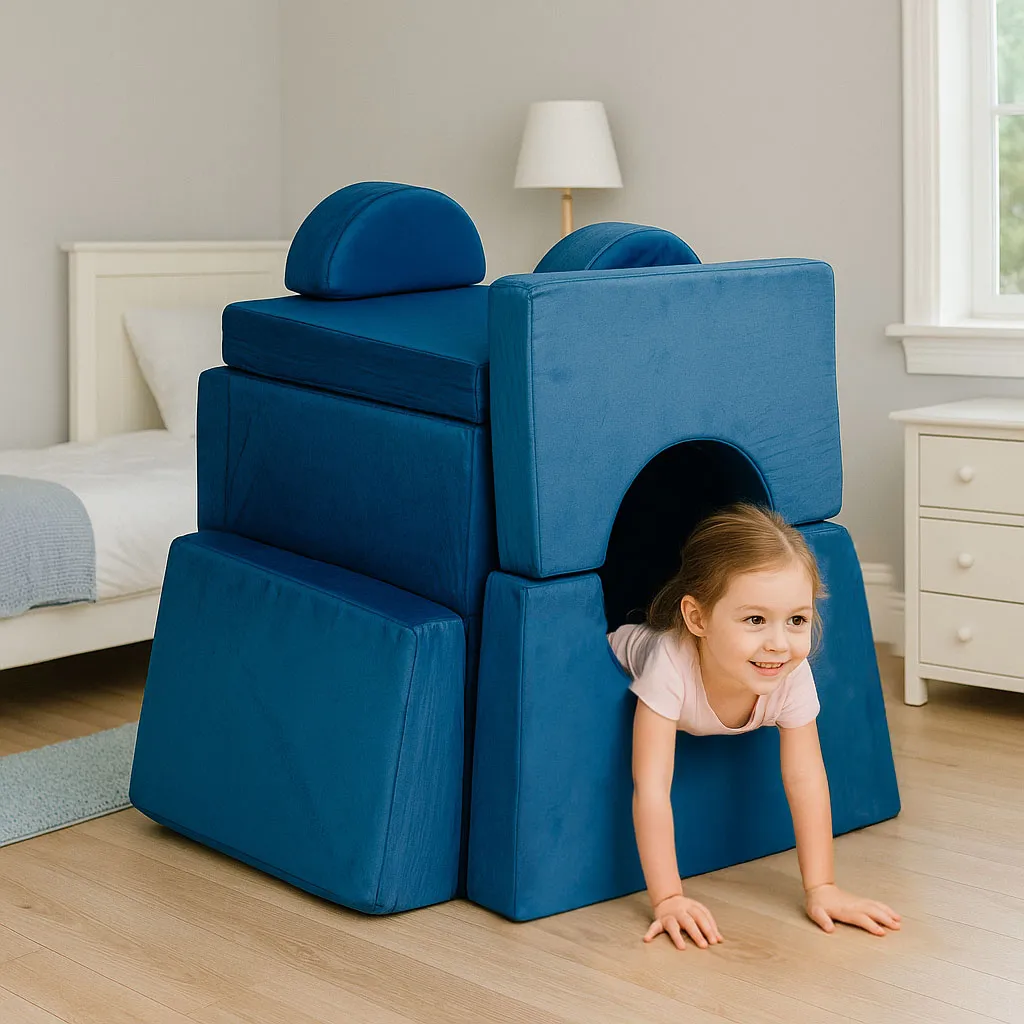 Gyerek moduláris fotel, ECOTOYS TMSRT-15-NB, kék – 2. kép Gyerek moduláris fotel, ECOTOYS TMSRT-15-NB, kék – 2. kép