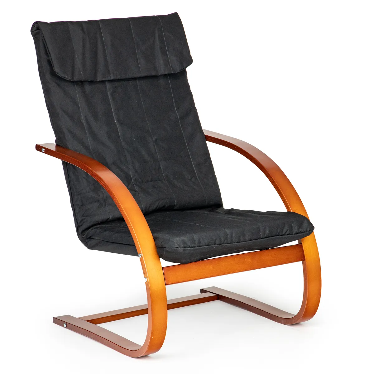 Hintaszék, ModernHome TXWQM-31, fekete/barna – 2. kép Hintaszék, ModernHome TXWQM-31, fekete/barna – 2. kép