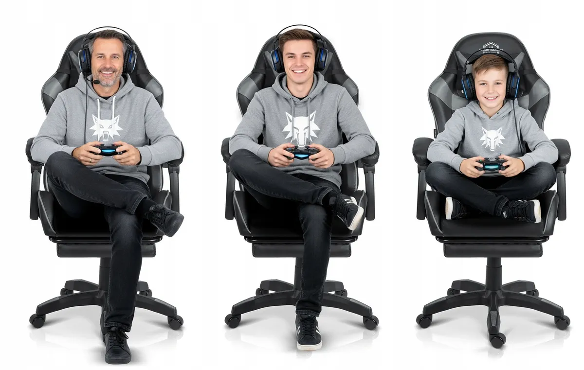 Gamer szék, Sofotel Draknor II, fekete-szürke – 11. kép Gamer szék, Sofotel Draknor II, fekete-szürke – 11. kép
