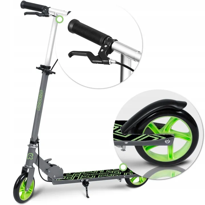 Gyerek roller, Ricokids Kodi, zöld – 6. kép Gyerek roller, Ricokids Kodi, zöld – 6. kép