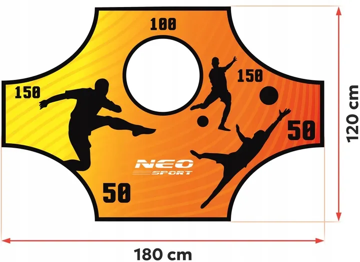 Célzóponyva futballkapura, Neo-Sport, 180 x 120 cm – 5. kép Célzóponyva futballkapura, Neo-Sport, 180 x 120 cm – 5. kép