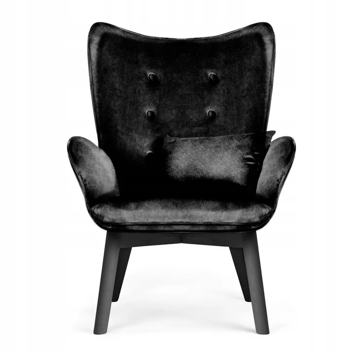 Lábtartós fotel, Sofotel Norse, fekete – 3. kép Lábtartós fotel, Sofotel Norse, fekete – 3. kép