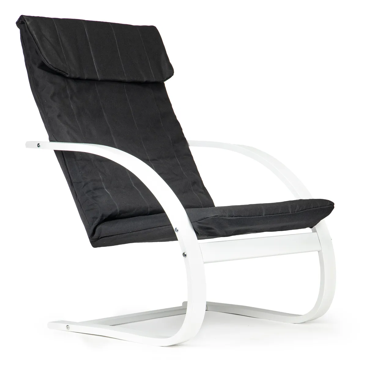 Hintaszék, ModernHome TXWQM-31, fekete/fehér – 4. kép Hintaszék, ModernHome TXWQM-31, fekete/fehér – 4. kép