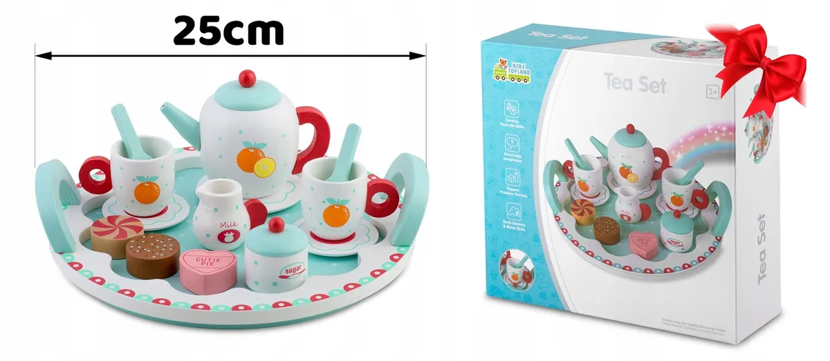 Fa teáskészlet, Ricokids RK-869, fa – 9. kép Fa teáskészlet, Ricokids RK-869, fa – 9. kép