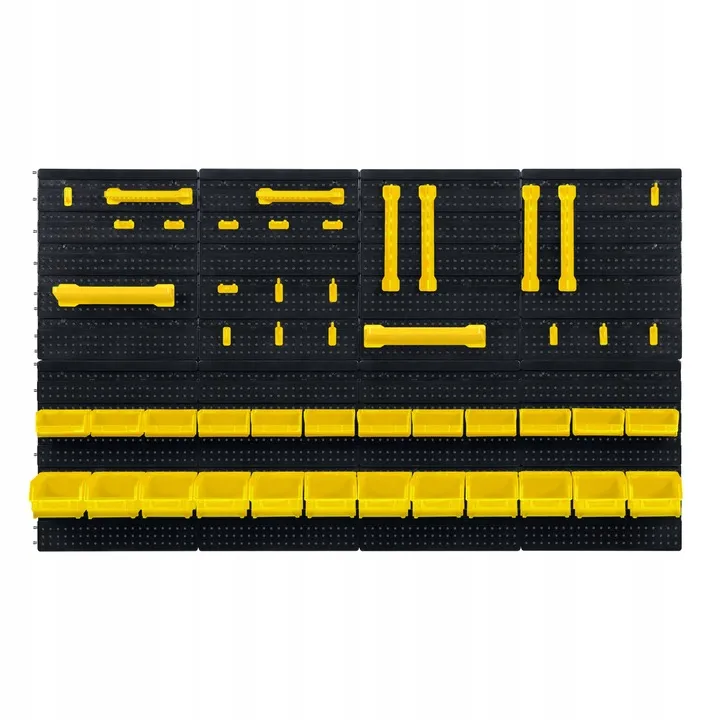 Fali szerszámtartó panel, Humberg HM-580, fekete/sárga – 12. kép Fali szerszámtartó panel, Humberg HM-580, fekete/sárga – 12. kép