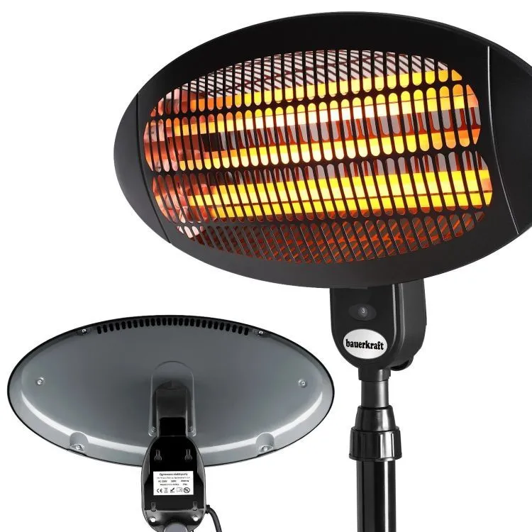 Infra hősugárzó, Bauerkraft H-639, 2000 W – 5. kép Infra hősugárzó, Bauerkraft H-639, 2000 W – 5. kép