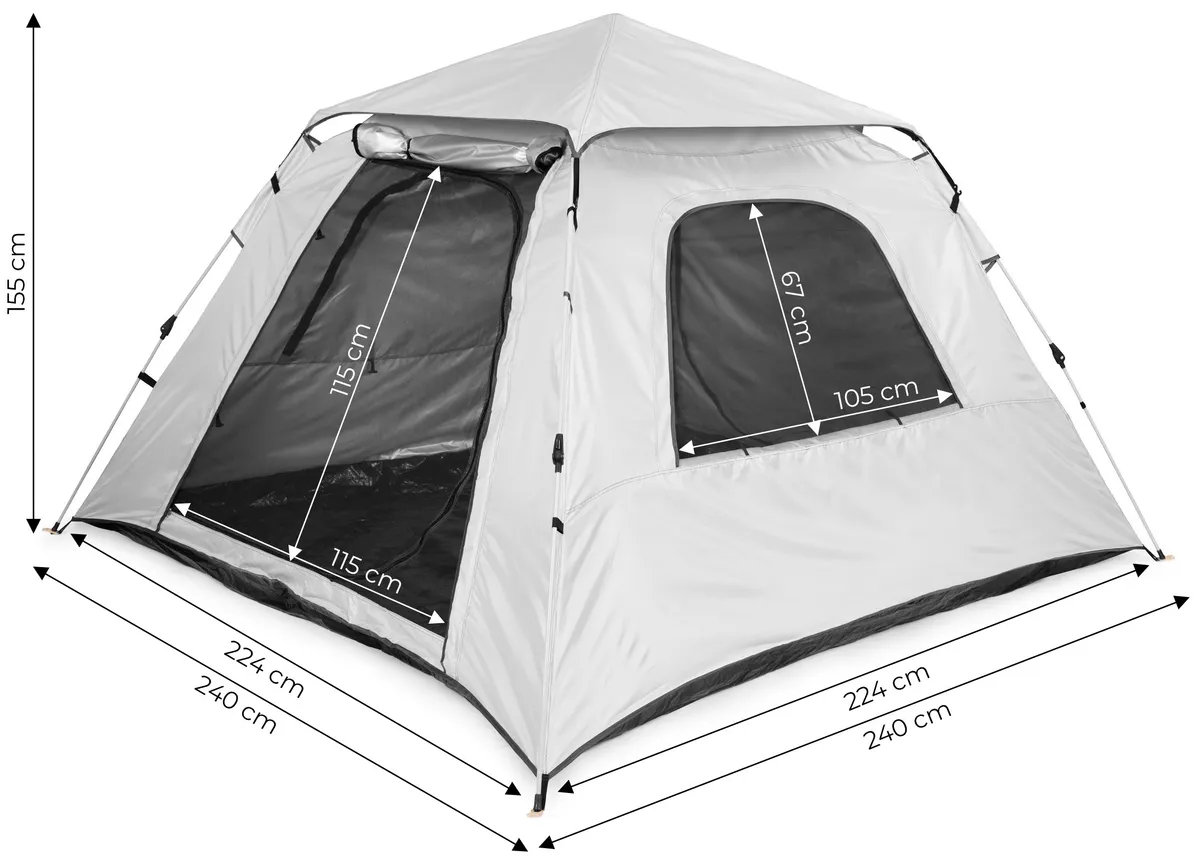 Kemping sátor, MultiGarden CT-006-BG, 240 x 240 x 155 cm – 6. kép