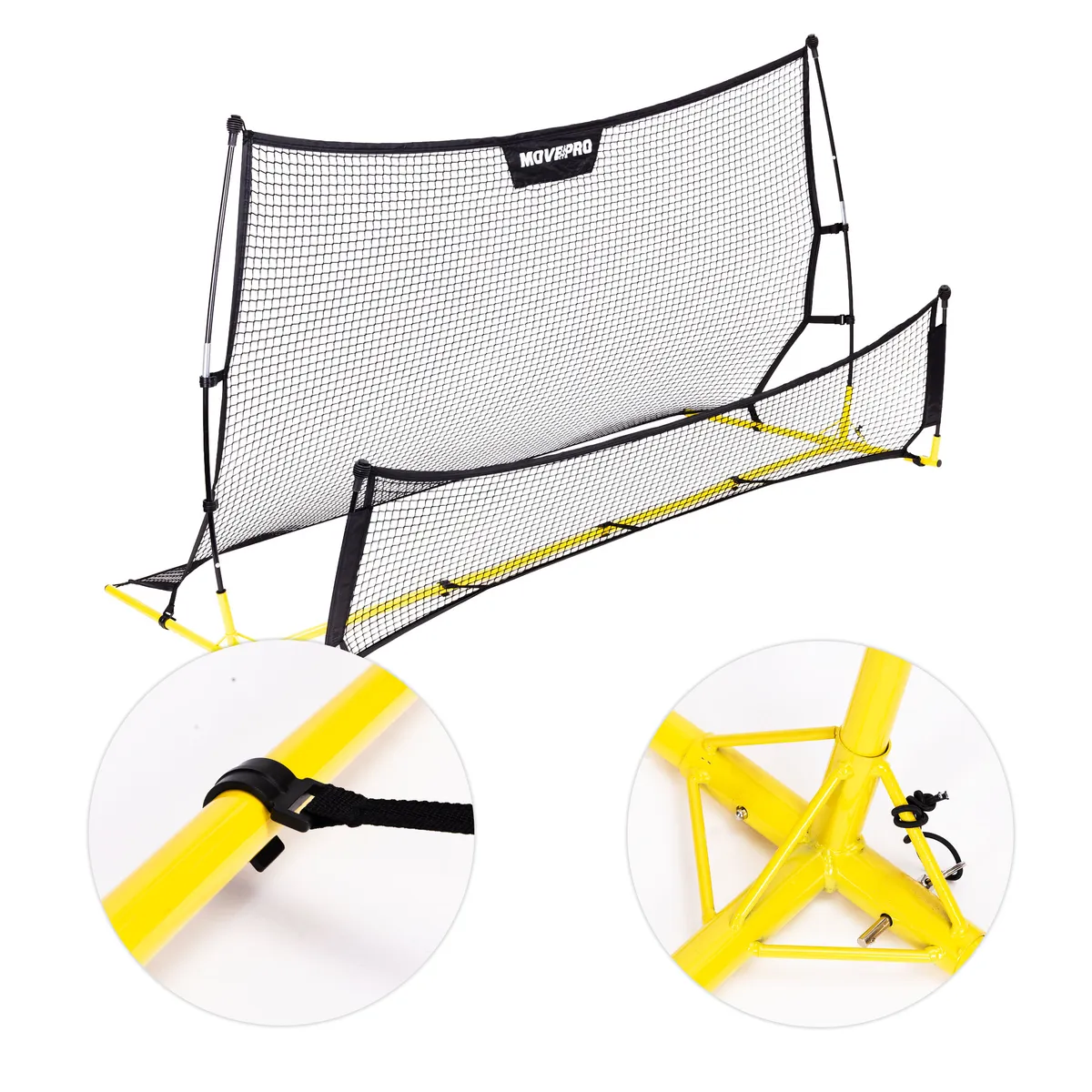 Visszapattanó futball edzőháló, MOVEPRO JSP-DS8030, 220 x 120 cm – 5. kép Visszapattanó futball edzőháló, MOVEPRO JSP-DS8030, 220 x 120 cm – 5. kép