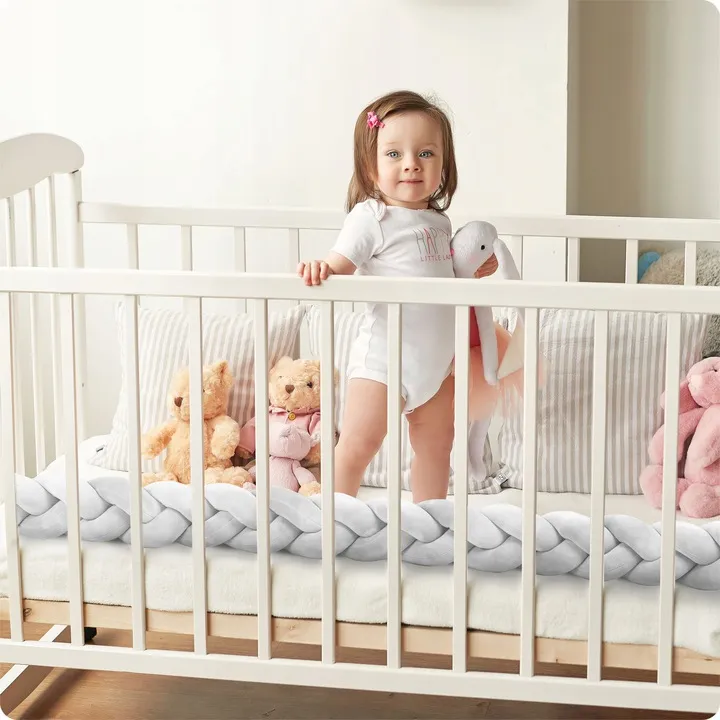 Rácsvédő kiságyba, Ricokids, szürke – 9. kép Rácsvédő kiságyba, Ricokids, szürke – 9. kép