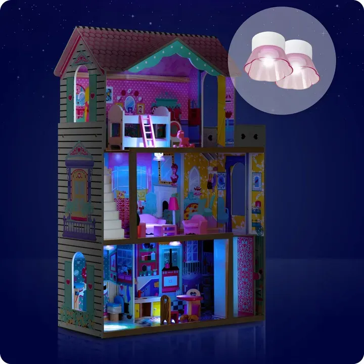 Fa babaház, Ricokids, házikó – 8. kép Fa babaház, Ricokids, házikó – 8. kép