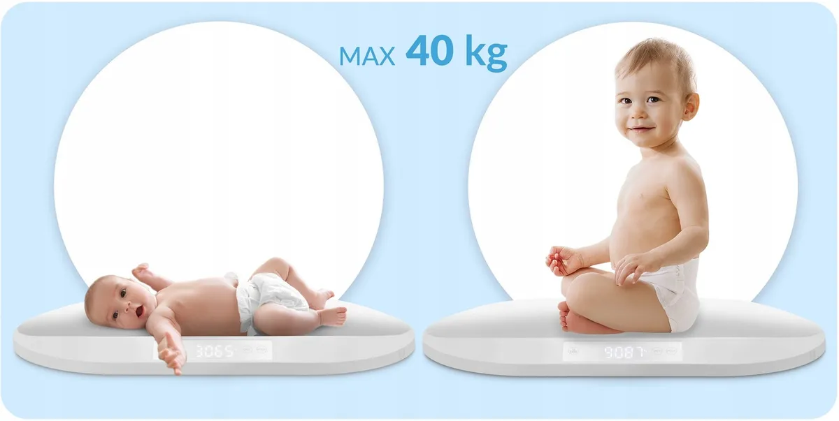 Elektronikus babamérleg, Nukido NK-950, fehér – 6. kép