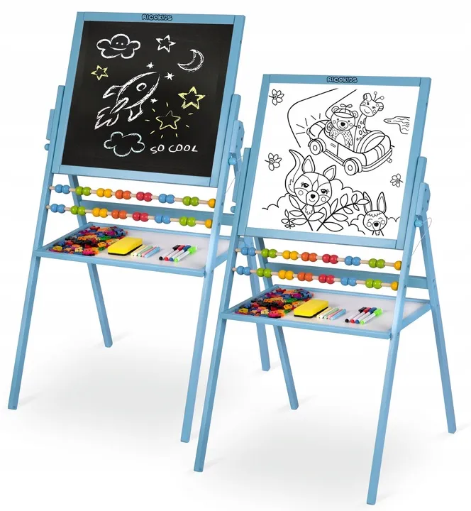Mágneses rajztábla, Ricokids, kék – 3. kép Mágneses rajztábla, Ricokids, kék – 3. kép