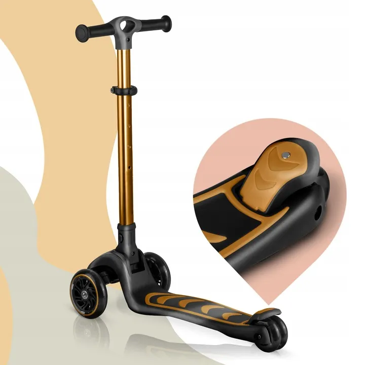 Háromkerekű roller, Nukido Flippo, arany – 8. kép