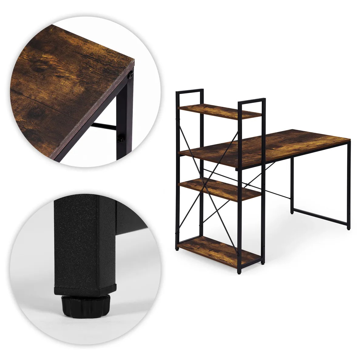 Íróasztal, ModernHome TH-SD-7-16, 120 x 60 x 120 cm – 3. kép Íróasztal, ModernHome TH-SD-7-16, 120 x 60 x 120 cm – 3. kép