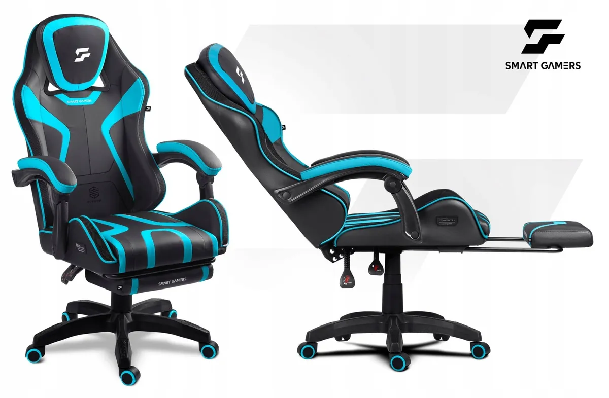 Gamer szék, Sofotel Specter, fekete/türkiz – 2. kép Gamer szék, Sofotel Specter, fekete/türkiz – 2. kép