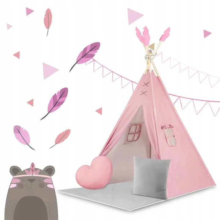Gyereksátor, Nukido NK-406 Tipi, 116 x 116 x 165 cm – 10. kép Gyereksátor, Nukido NK-406 Tipi, 116 x 116 x 165 cm – 10. kép