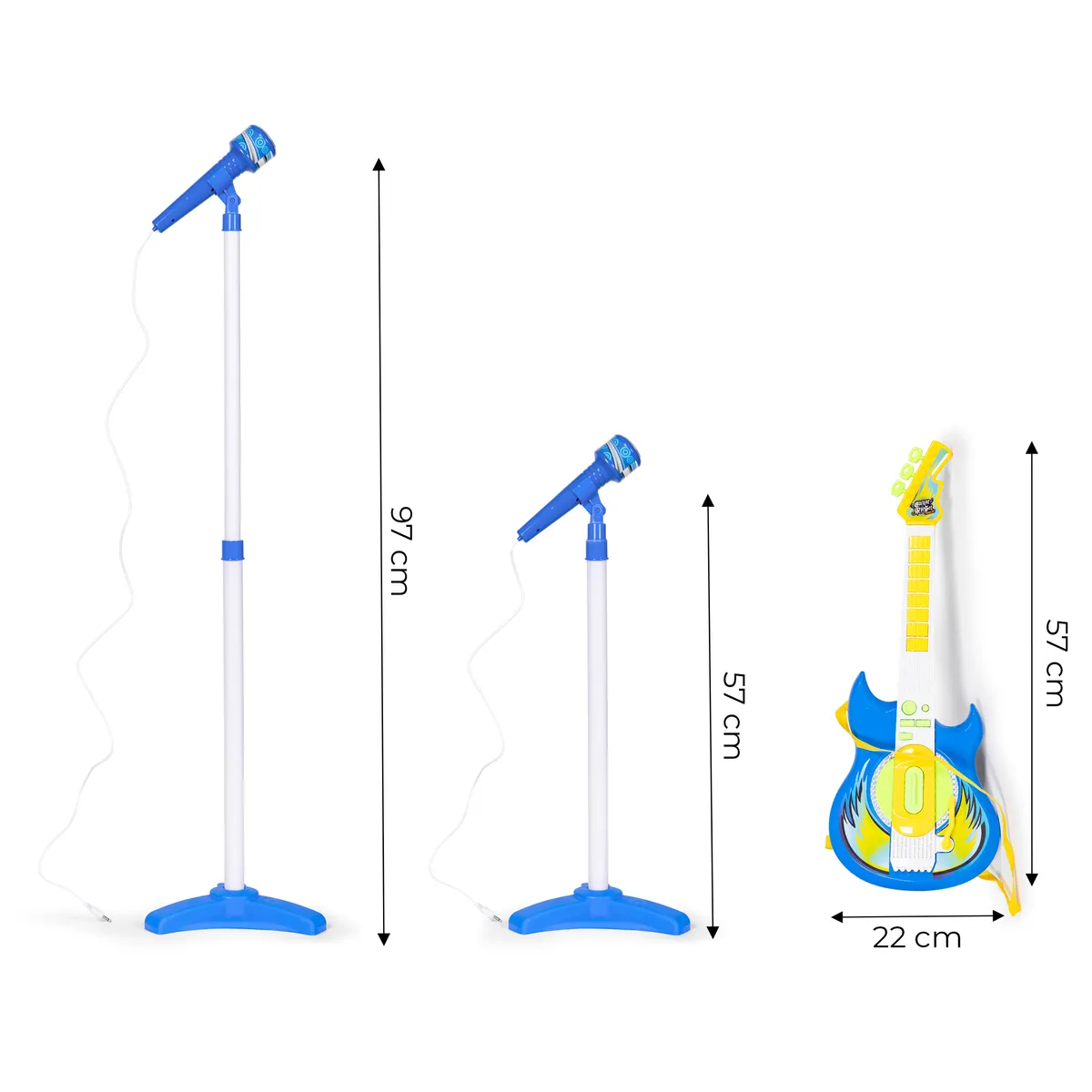 Gyerek gitár, Multistore HC342076, kék – 6. kép