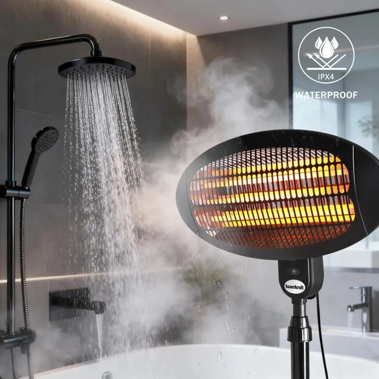 Infra hősugárzó, Bauerkraft H-639, 2000 W – 3. kép Infra hősugárzó, Bauerkraft H-639, 2000 W – 3. kép
