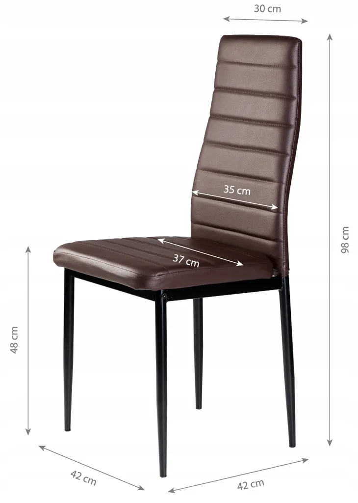Étkezőszék, ModernHome DC855-4, 4 db – 5. kép