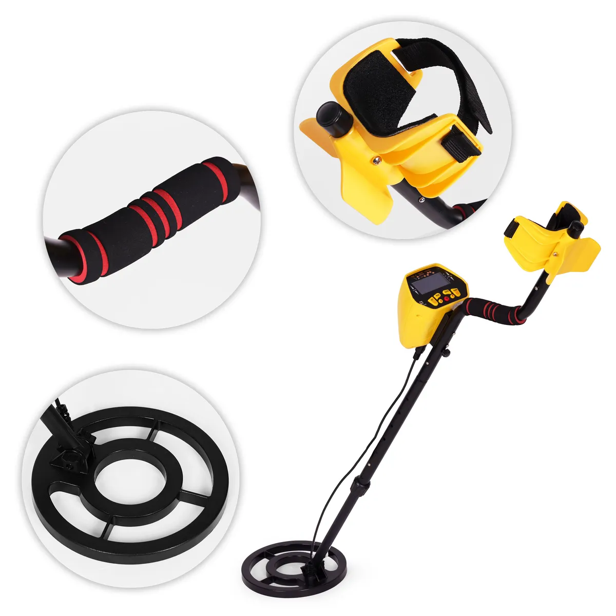 Fémdetektor, Multistore GC-1028, 96,5–120,5 cm – 4. kép