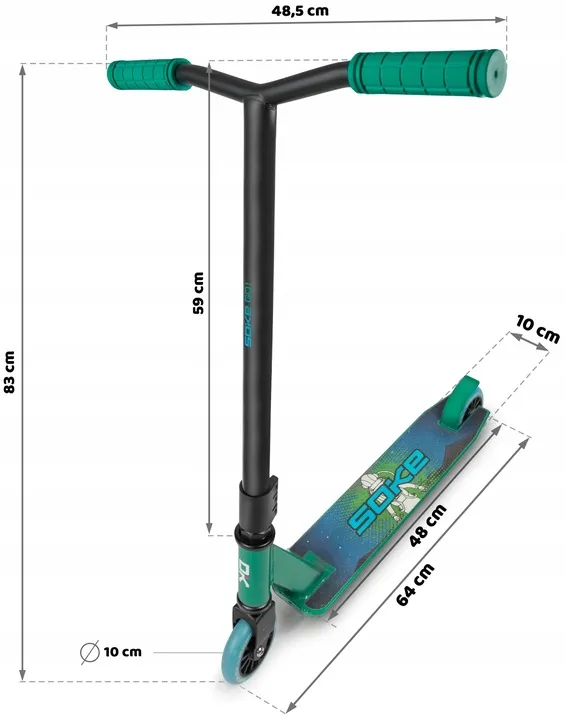 Kaszkadőr roller, SOKE GO!, kék – 8. kép Kaszkadőr roller, SOKE GO!, kék – 8. kép