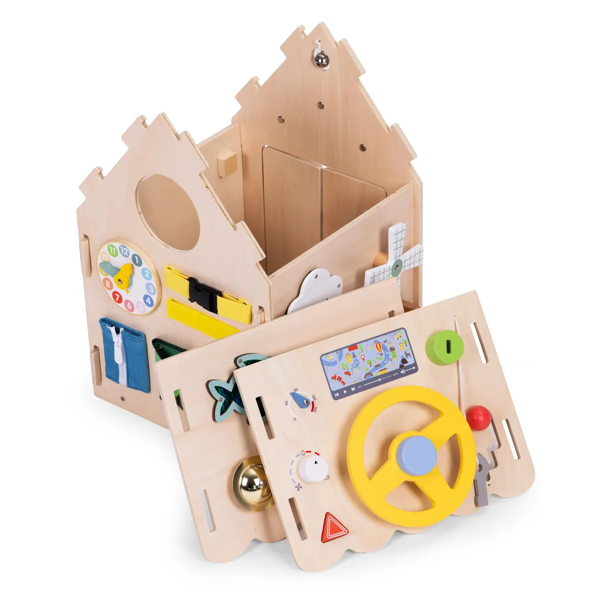 Fa babaház, ECOTOYS 2560, XXL – 4. kép Fa babaház, ECOTOYS 2560, XXL – 4. kép