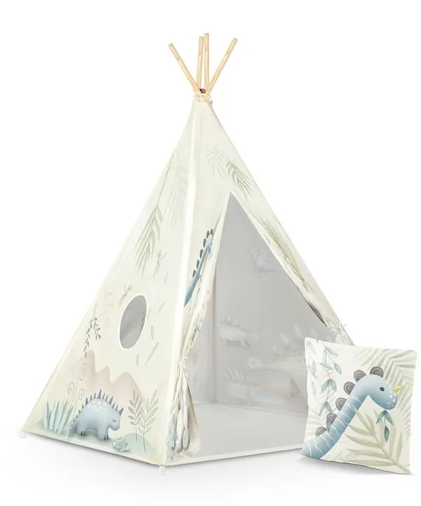 Gyereksátor, Nukido Tipi, Dinoszaurusz minta – 2. kép Gyereksátor, Nukido Tipi, Dinoszaurusz minta – 2. kép