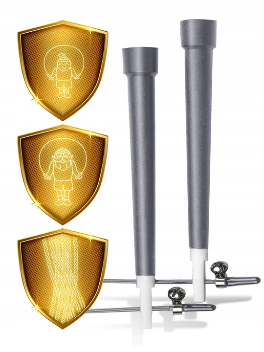 Ugrálókötél, Neo-Sport NS-955, szürke – 3. kép Ergonomikus markolat