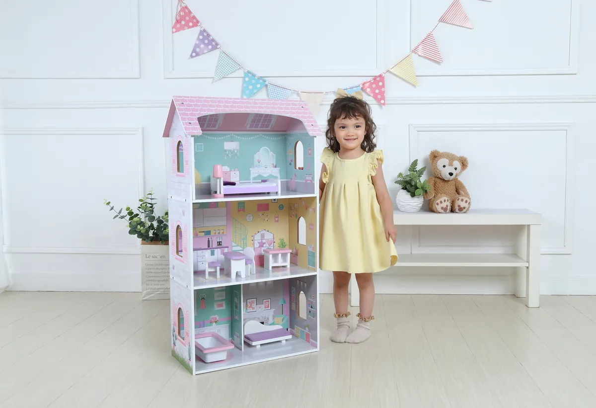 Fa babaház, ECOTOYS 4121, Jagodowa rezidencia – 2. kép