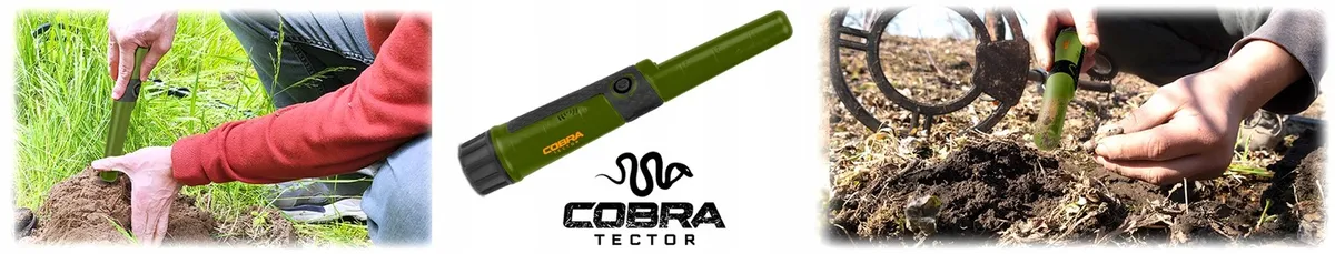 Fémdetektor, Cobra Tector CT-1078, zöld – 1. kép