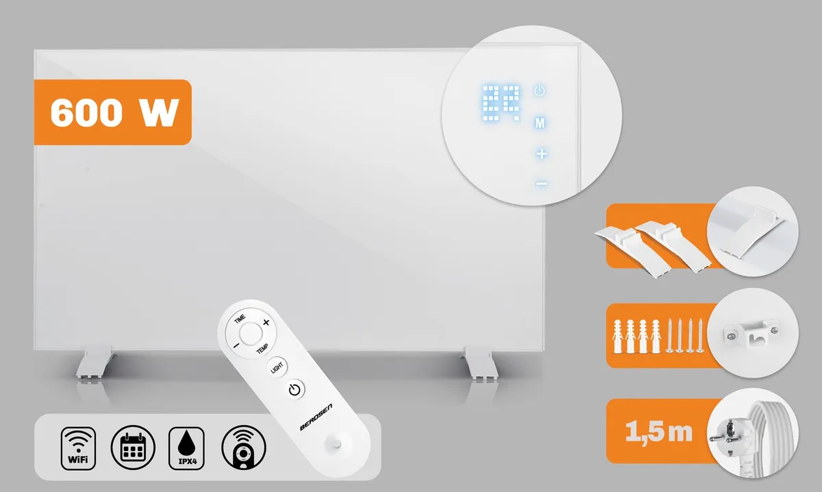 Elektromos fűtőpanel, Berdsen, BD-981 – 2. kép Elektromos fűtőpanel, Berdsen, BD-981 – 2. kép