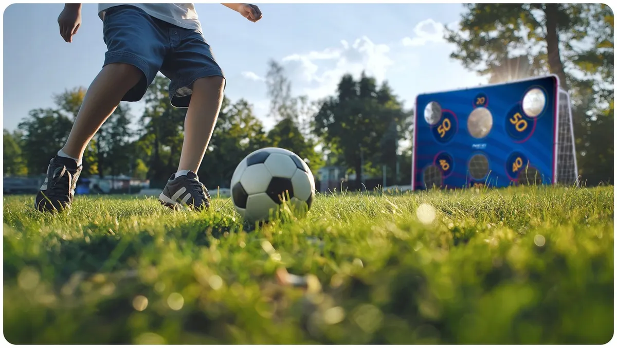 Célzóponyva futballkapura, Neo-Sport, 215 x 150 cm – 3. kép