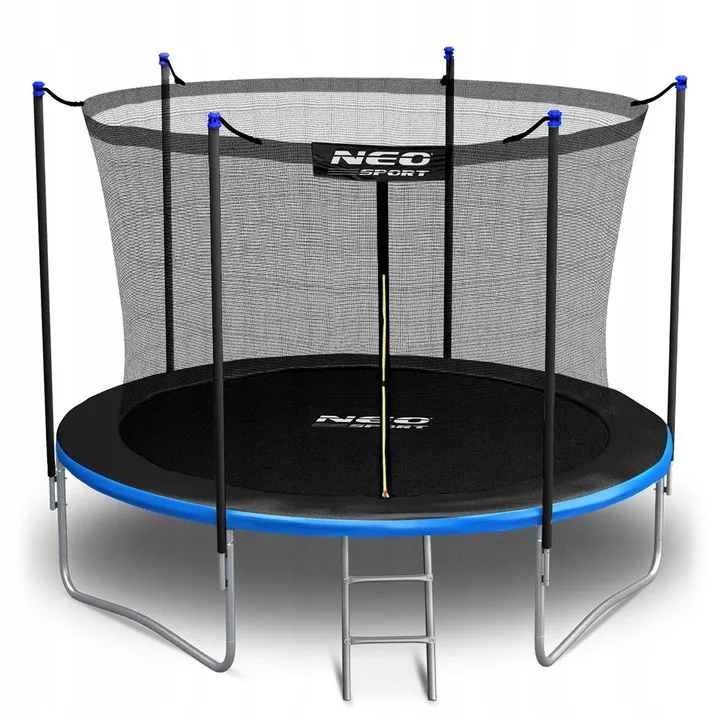 Kerti trambulin, Neo-Sport, fekete/kék – 1. kép Kerti trambulin, Neo-Sport, fekete/kék – 1. kép