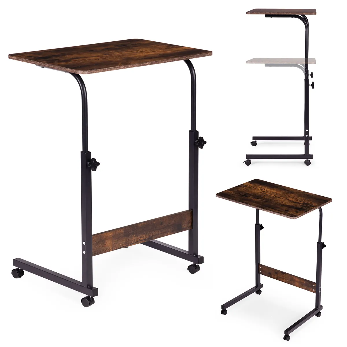 Laptopasztal, ModernHome TH-LD-7-16, antik dió – 1. kép Laptopasztal, ModernHome TH-LD-7-16, antik dió – 1. kép