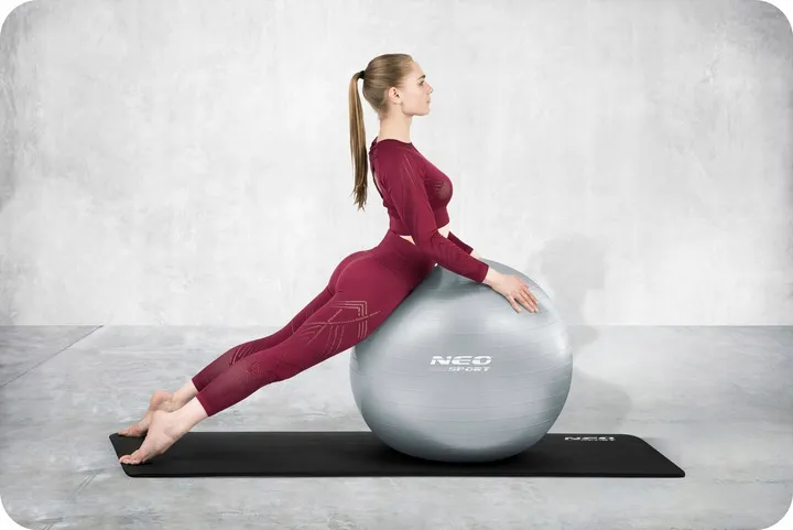 Fitnesz labda, Neo-Sport NS-952, ezüst – 2. kép Fitnesz labda, Neo-Sport NS-952, ezüst – 2. kép