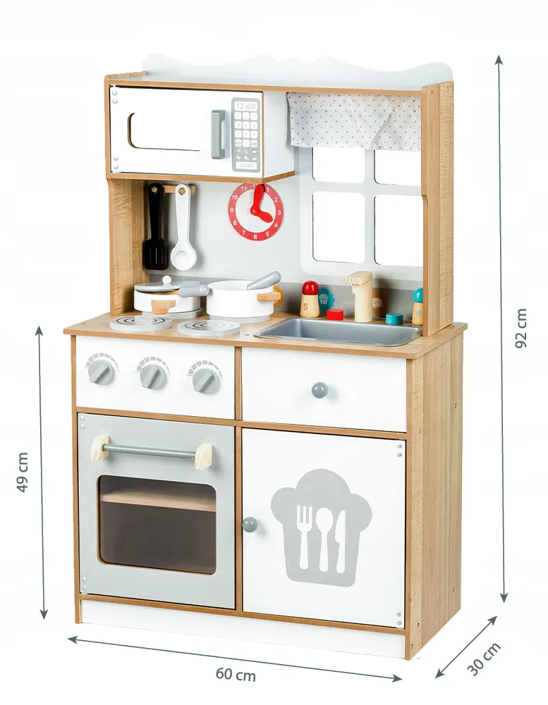 Játékkonyha, ECOTOYS 7253, fa – 5. kép Játékkonyha, ECOTOYS 7253, fa – 5. kép
