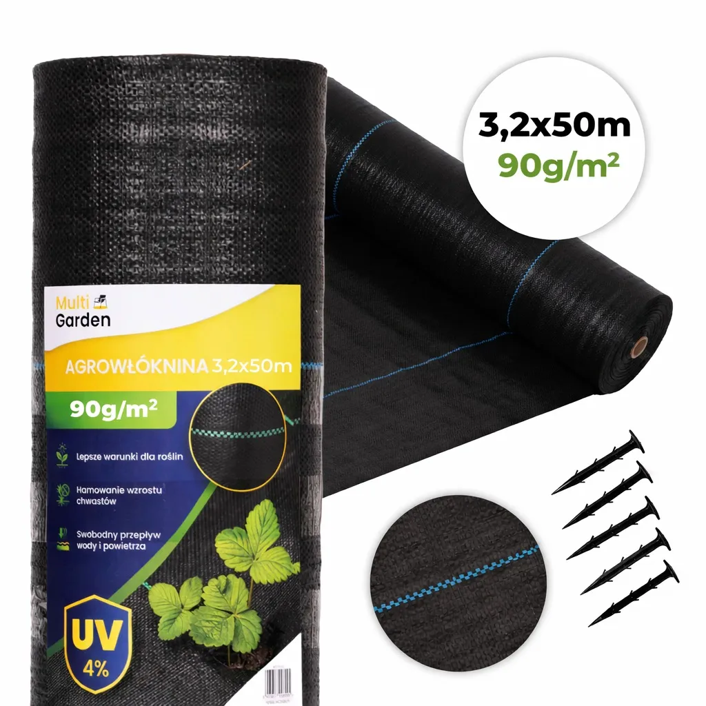 Talajtakaró geotextília, MultiGarden WEED90-M4, 3,2 x 50 m – 1. kép Talajtakaró geotextília, MultiGarden WEED90-M4, 3,2 x 50 m – 1. kép