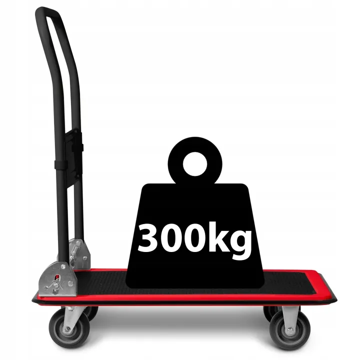 Kézikocsi, Humberg HM-506, fekete/piros – 10. kép