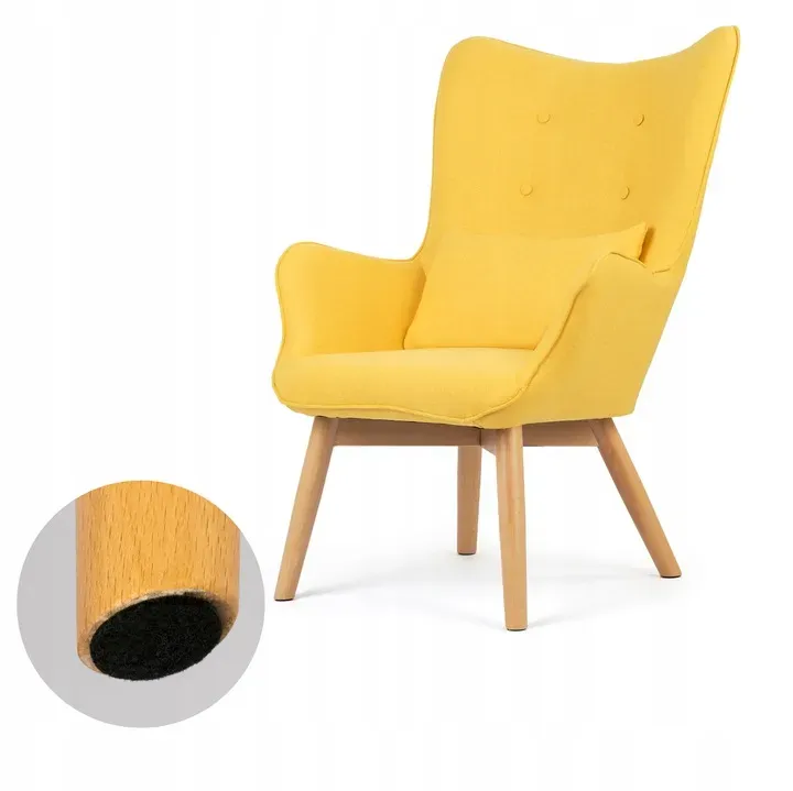 Lábtartós fotel, Sofotel Norse, sárga – 4. kép Lábtartós fotel, Sofotel Norse, sárga – 4. kép