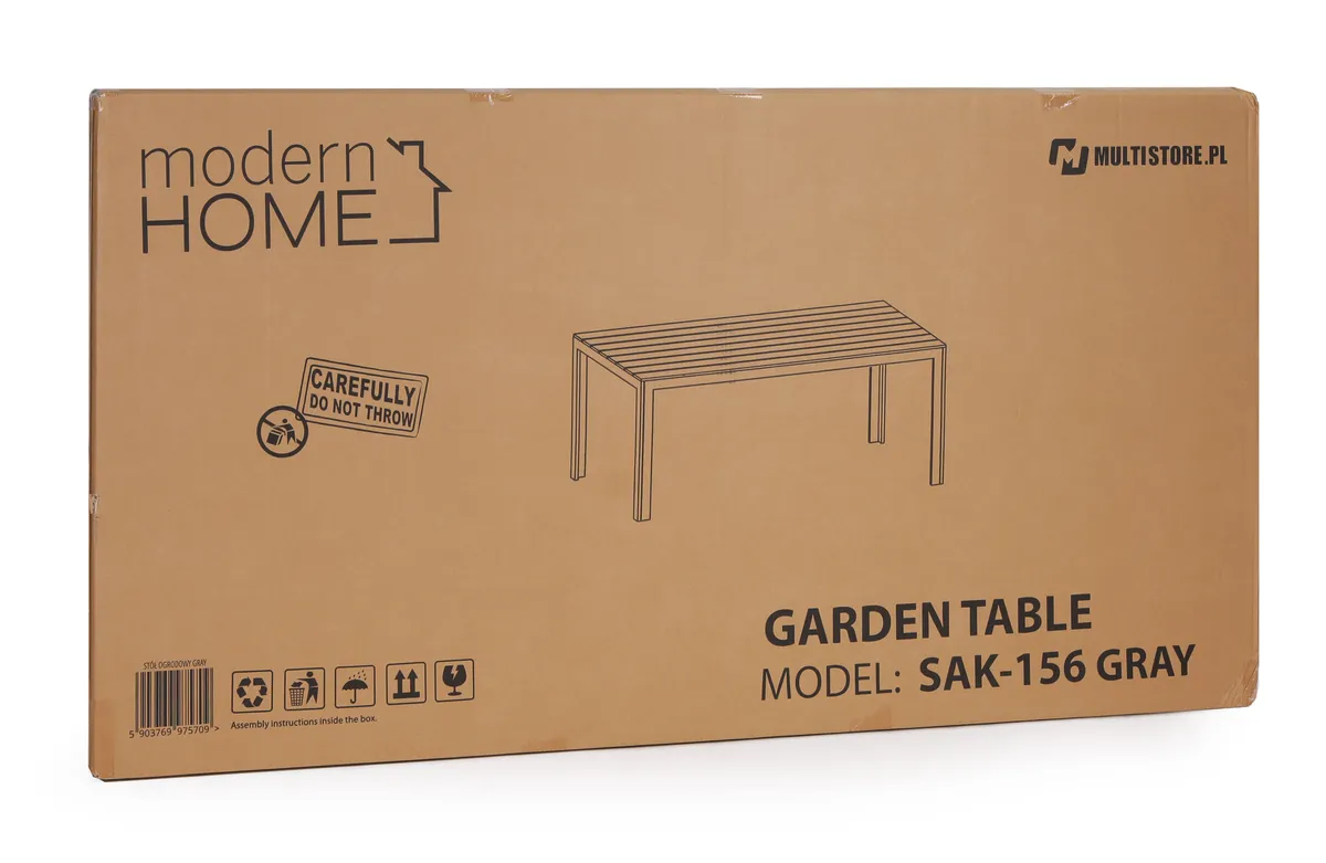 Kerti asztal, MultiGarden SAK-156, szürke – 5. kép