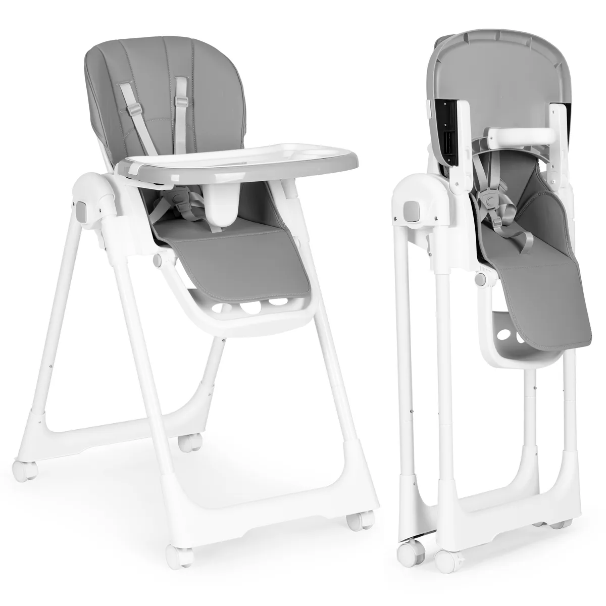 Etetőszék, ECOTOYS HA-013, sötétszürke – 1. kép Etetőszék, ECOTOYS HA-013, sötétszürke – 1. kép