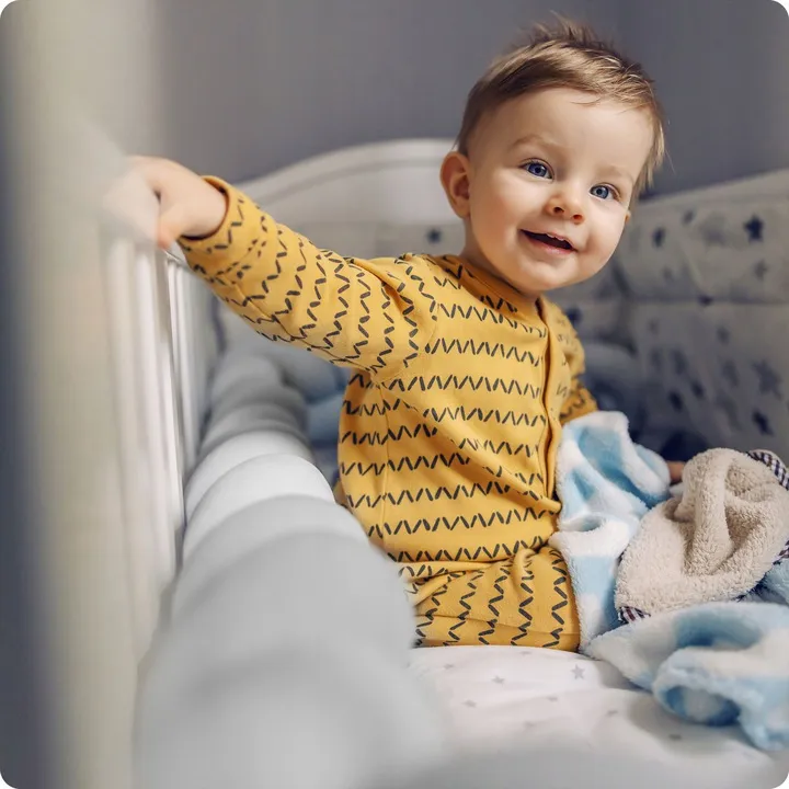 Rácsvédő kiságyba, Ricokids, szürke – 10. kép Rácsvédő kiságyba, Ricokids, szürke – 10. kép