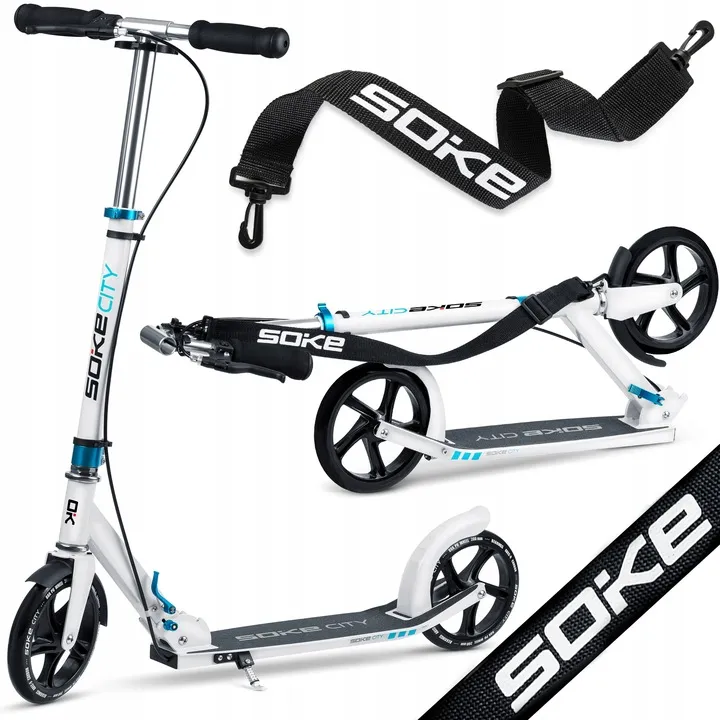Klasszikus roller, SOKE City, fehér – 2. kép Klasszikus roller, SOKE City, fehér – 2. kép