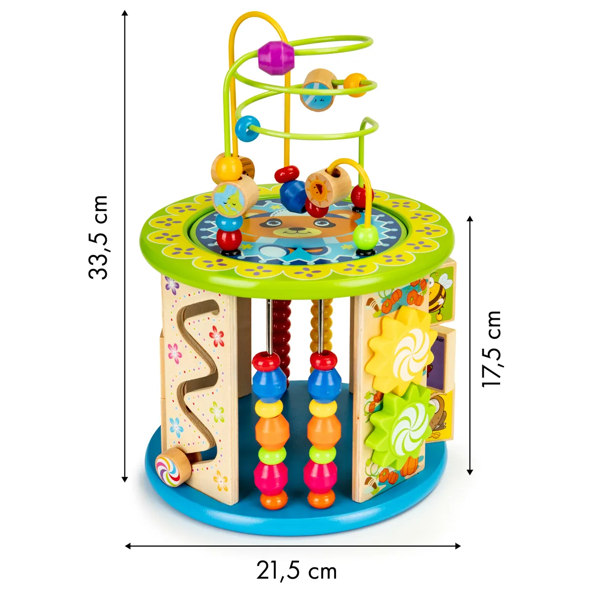 Oktatójáték, ECOTOYS HM179520, 21,5 x 21,5 x 17,5 cm – 5. kép Oktatójáték, ECOTOYS HM179520, 21,5 x 21,5 x 17,5 cm – 5. kép