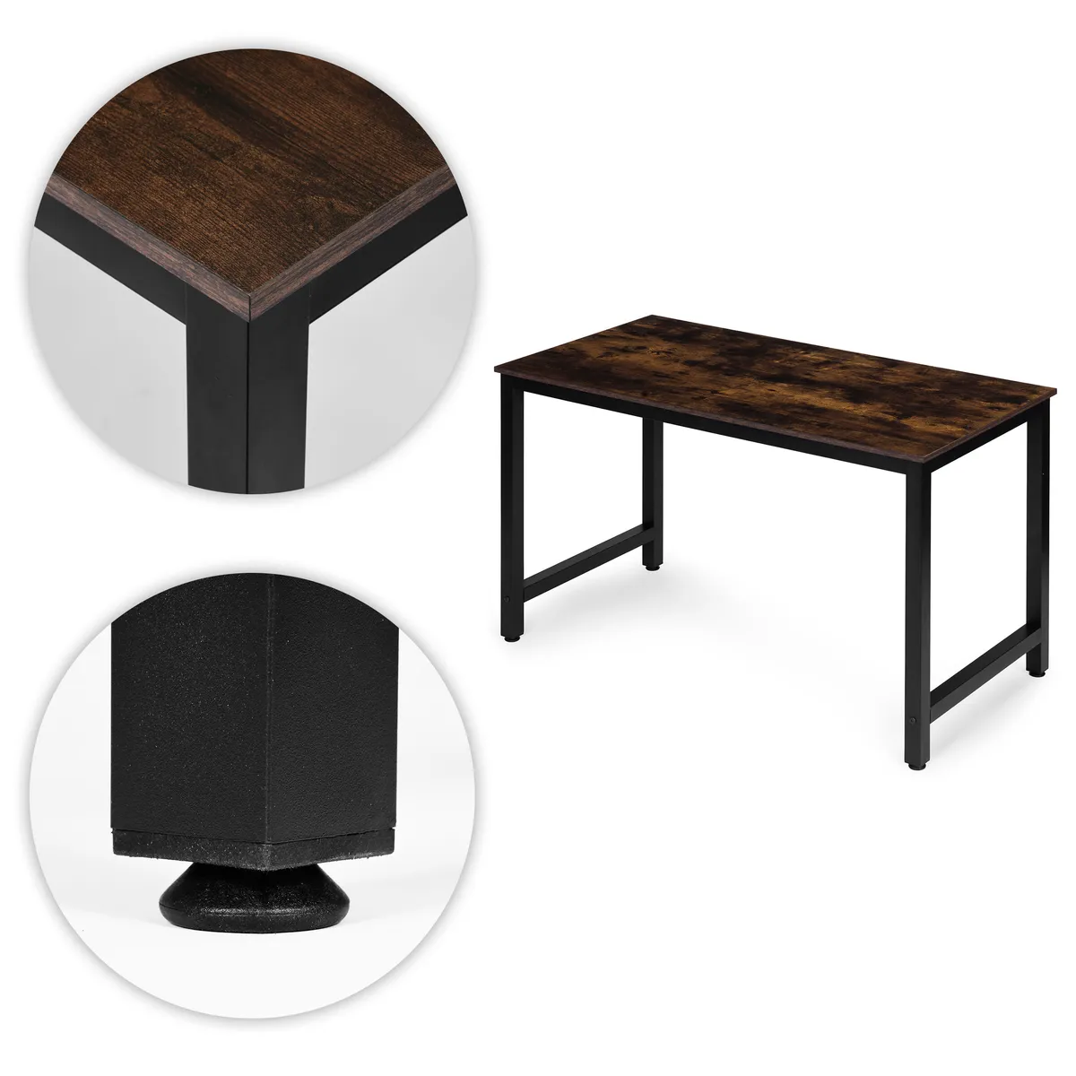 Íróasztal, ModernHome TH-RD-7-16, antik dió – 3. kép Íróasztal, ModernHome TH-RD-7-16, antik dió – 3. kép