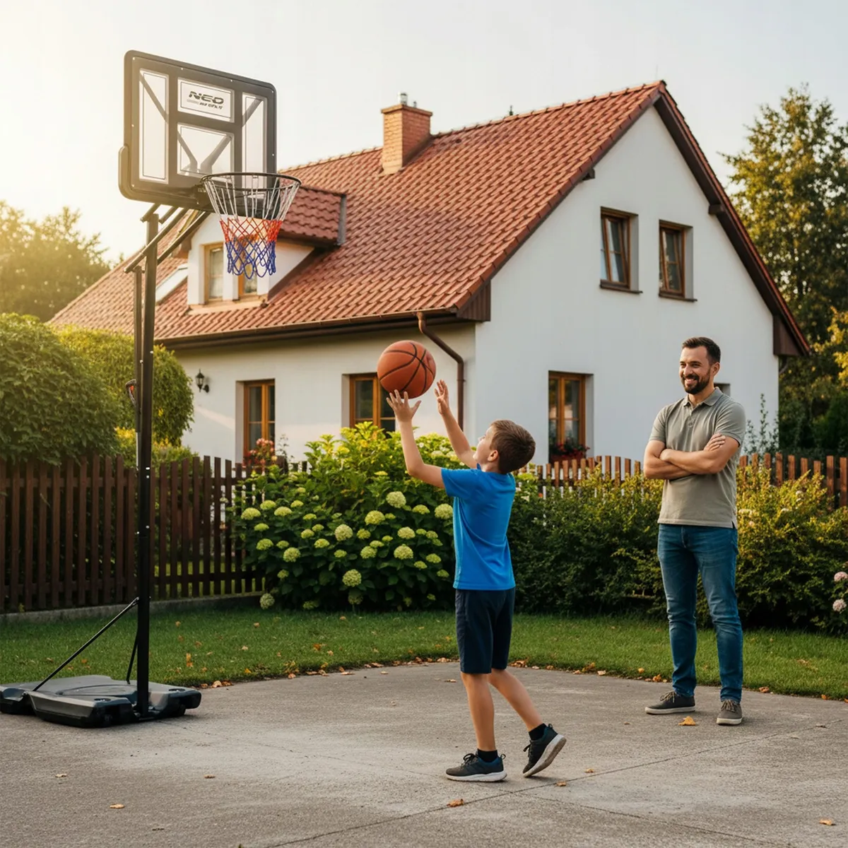 Játék és edzés a kosárlabdapalánkkal